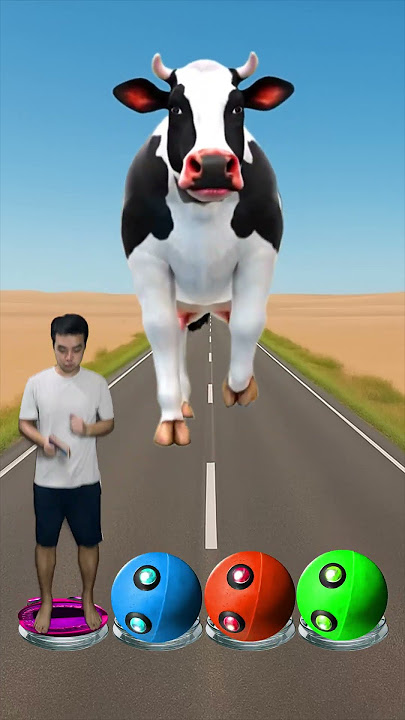 jump on to colour rotating pacman to cow, dog, Siren head, monster zombie #shorts #youtubeshorts