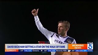 David Beckham to receive Hollywood Walk of Fame star