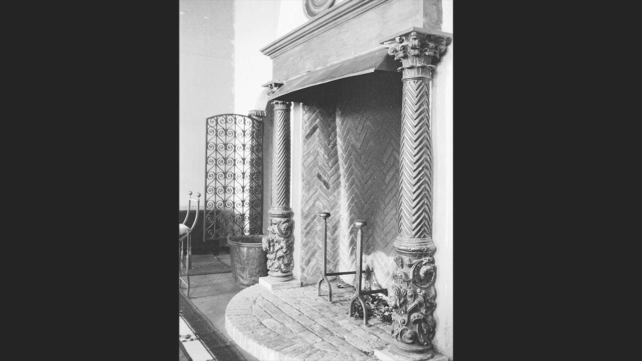 Fireplace of Italian Design - Greater Light on Nantucket