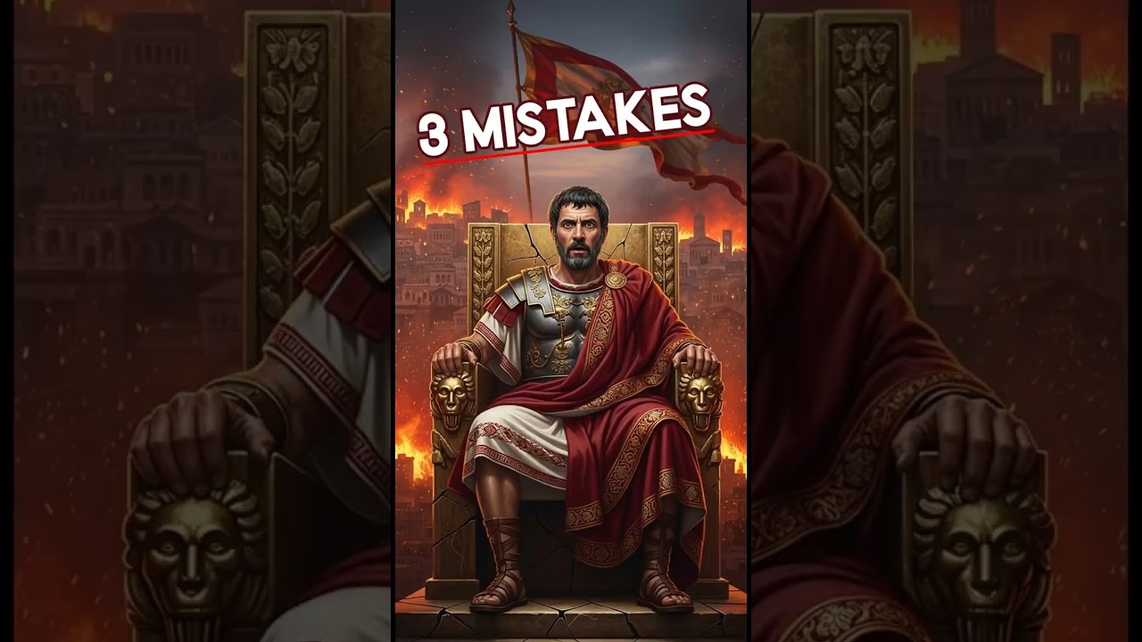 3 Roman Mistakes That Killed the Empire 🤭 