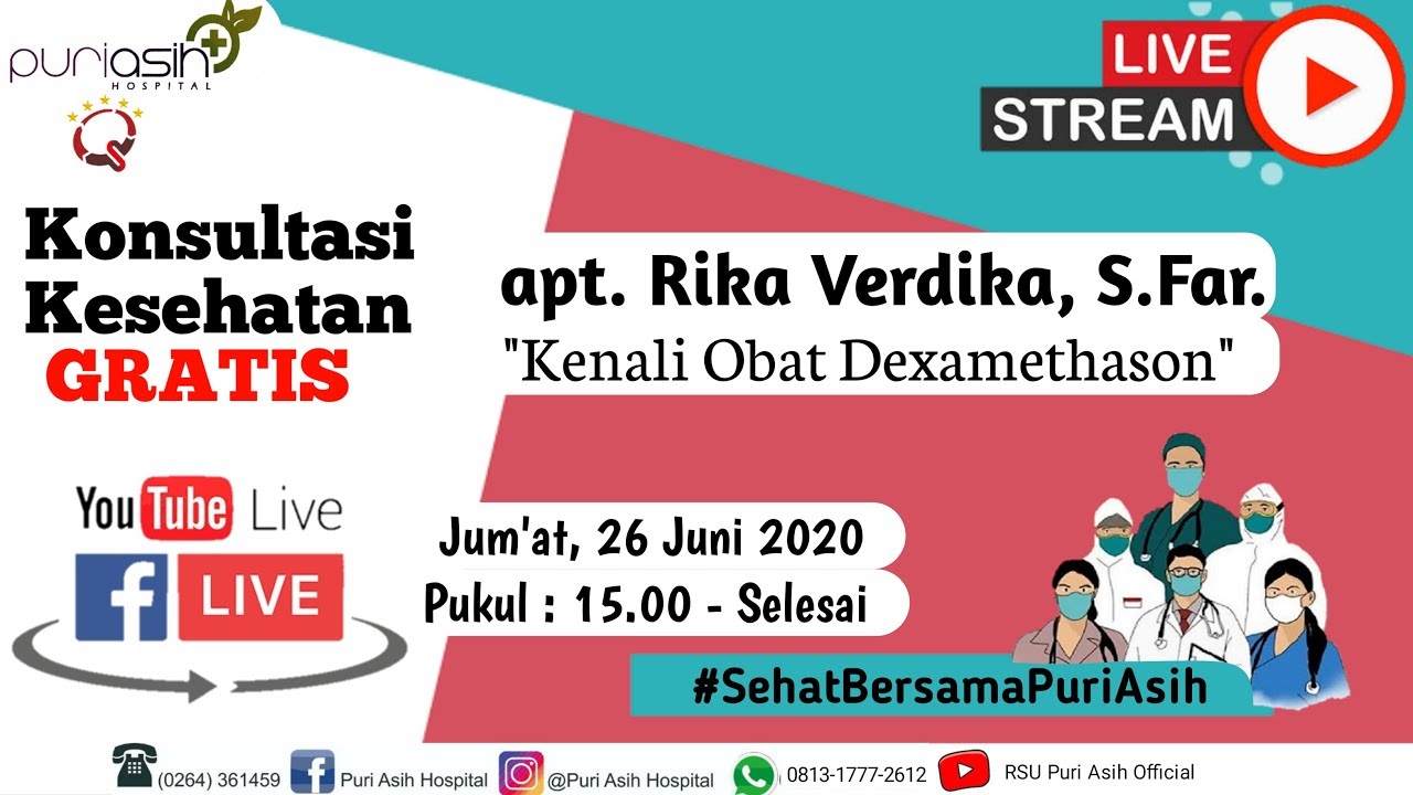 "Kenali Obat Dexamethasone" oleh apt. Rika Verdika, S.Farm. 