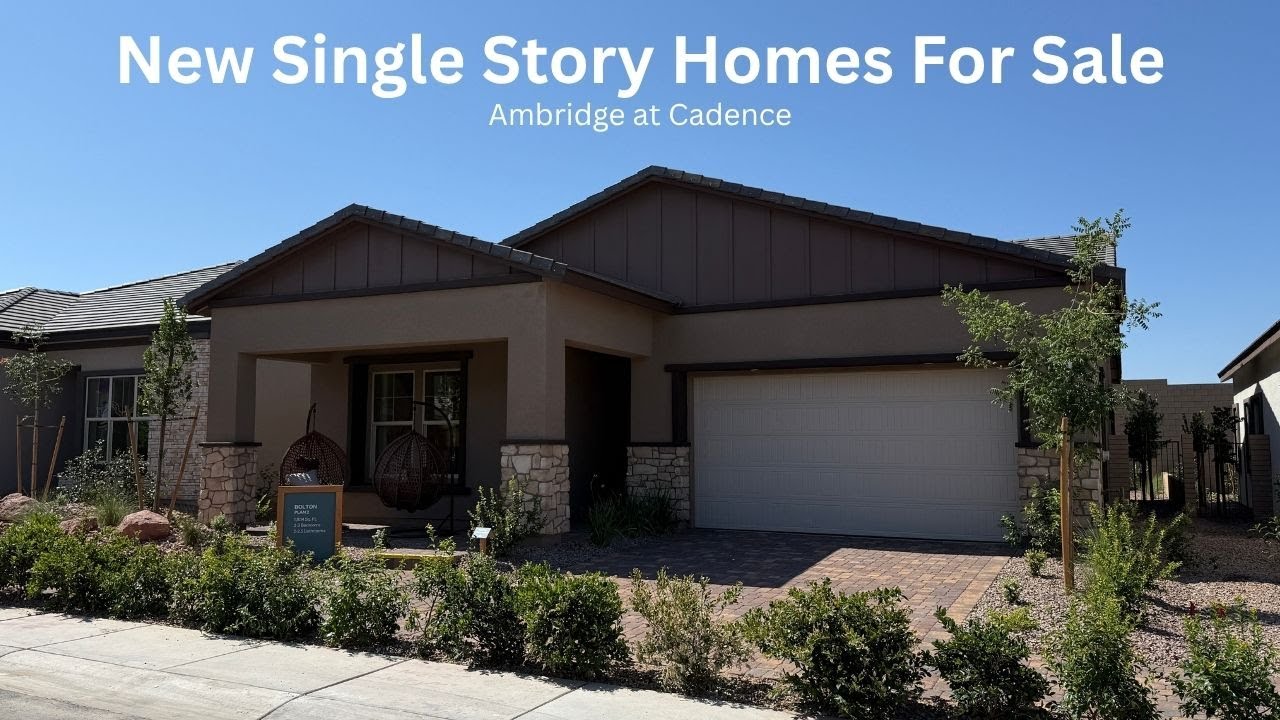 Ambridge at Cadence by Woodside Homes - $496k+ 2-3bd, 2.5ba | Single Story Homes For Sale Henderson