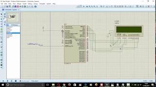 Connect an 8-bit LCD with PIC 16F877A