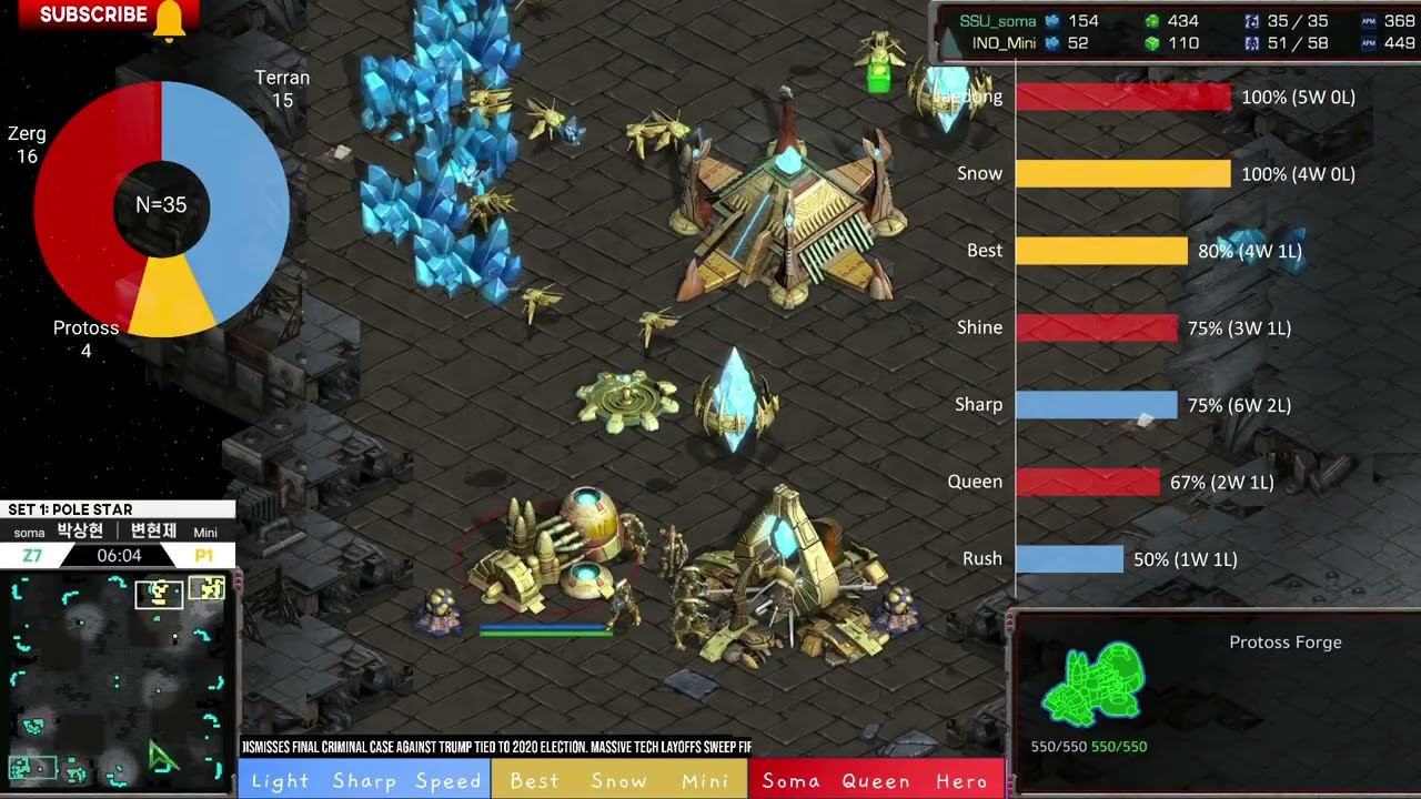 KCM 2025 S4 W5 Set 1 Soma vs Mini ZvP @ Pole Star | Starcraft Commentary