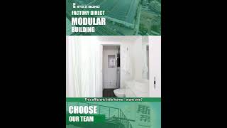 32㎡ Container Studio – Efficient Living with Heat Pump | HO2 Tour.#efficientliving #modernbathroom