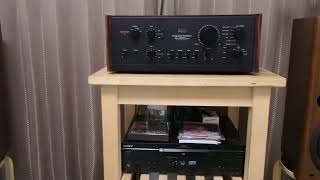 サンスイ　プリメインアンプ　AU-D907 SANSUI AU-D907 LIMITED プリメインアンプ - YouTube