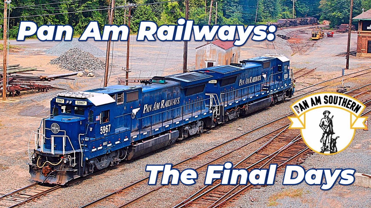 PAN AM FINALE! 300+ Mile Railfan Road Trip Across New England: VTR, NECR, and More!