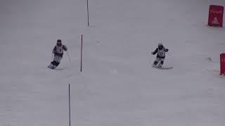 8413 D037 Kasey Hogg vs Sofiane Gagnon, 2018 FIS NorAm, Val St Come , Day 1, Ladies, Round 32