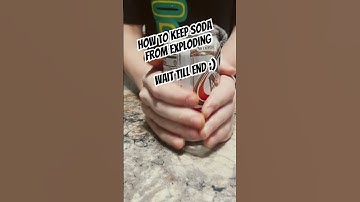 How to prevent soda from exploding #foryou #funny #shorts #viral #fyp #viral video