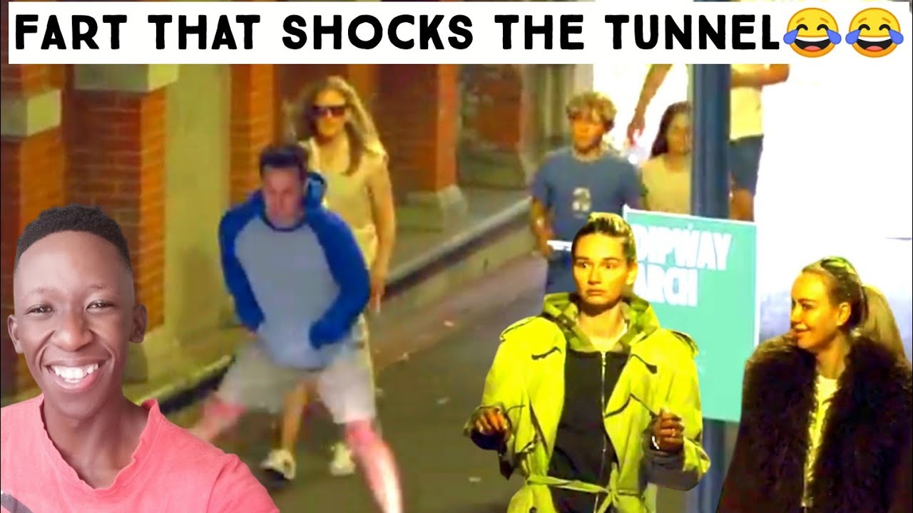 Reacting to Humor Bagel tunnel fart prank,,hard not to laugh.😂