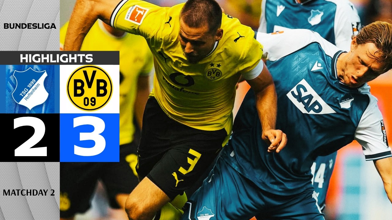 Hoffenheim - Borussia Dortmund | 2-3 | Highlights | Bundesliga 2026-27 | hoffenheim dortmund