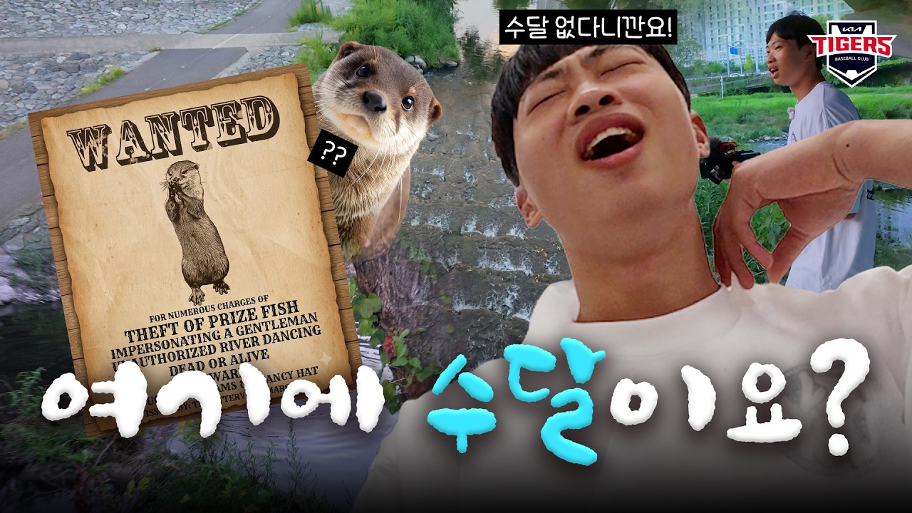 광주천에 직접 수달 찾으러 갔습니다