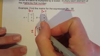 7 2 D1 Matrix Addition Subtraction