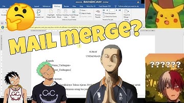 Tutorial Membuat Surat Undangan Mail Merge Kelompok 6