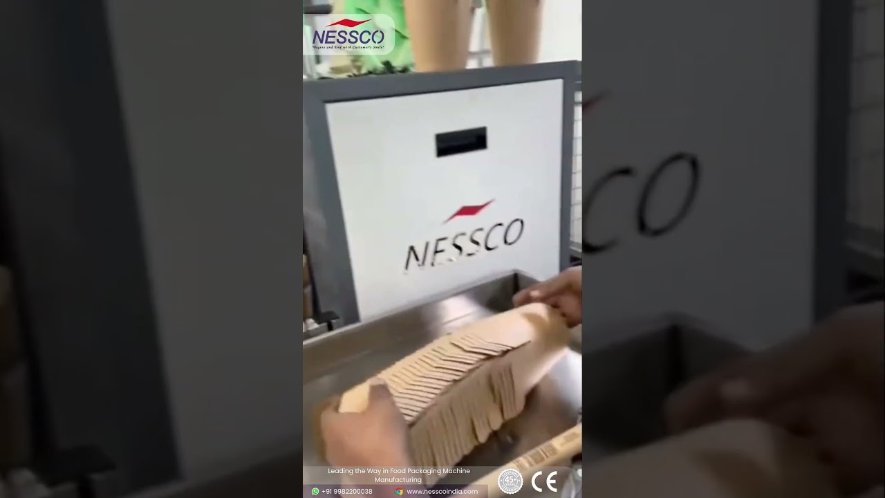 High-Speed Paper Doner Box Machine | Efficient Production for Food Packaging | Nessco Industries.