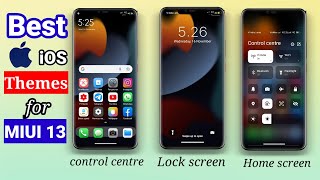 Best iOS themes for Miui 13 || How to convert Miui 12 into  iOS || Android to iPhone 2022 screenshot 3