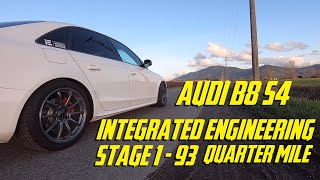 Audi B8 S4 Integrated Engineering Stage 1 - 93 1/4 Mile