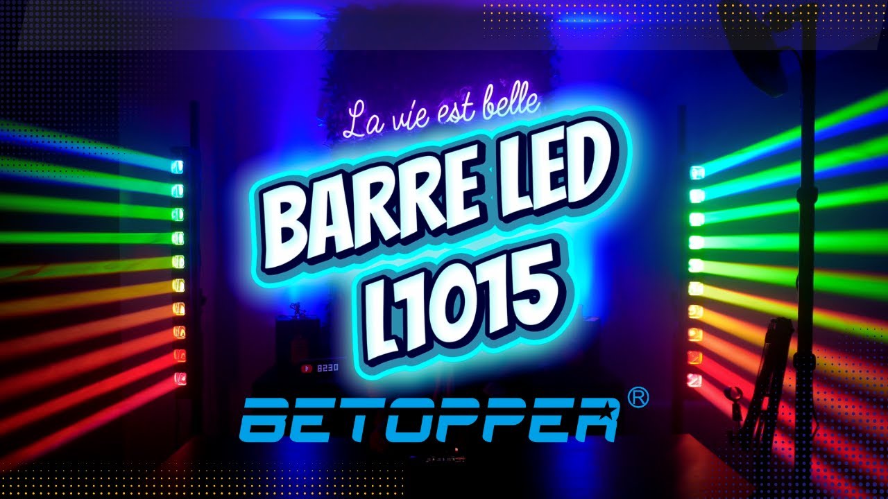 Test & Présentation : Betopper L1015 💡– La Barre LED Qui Change Tout !