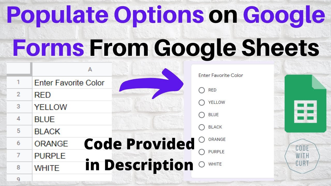 How do you create a Google Form that populates a spreadsheet?