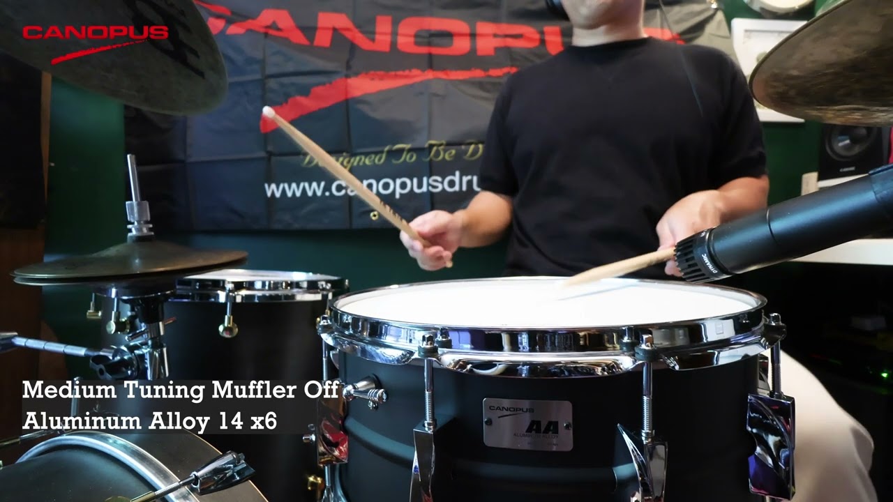 CANOPUS / カノウプス] Keita Ogawa Plays Canopus Matte Black Coated 