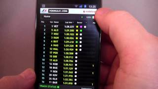 Formula1.com 2011 Android App Review screenshot 2