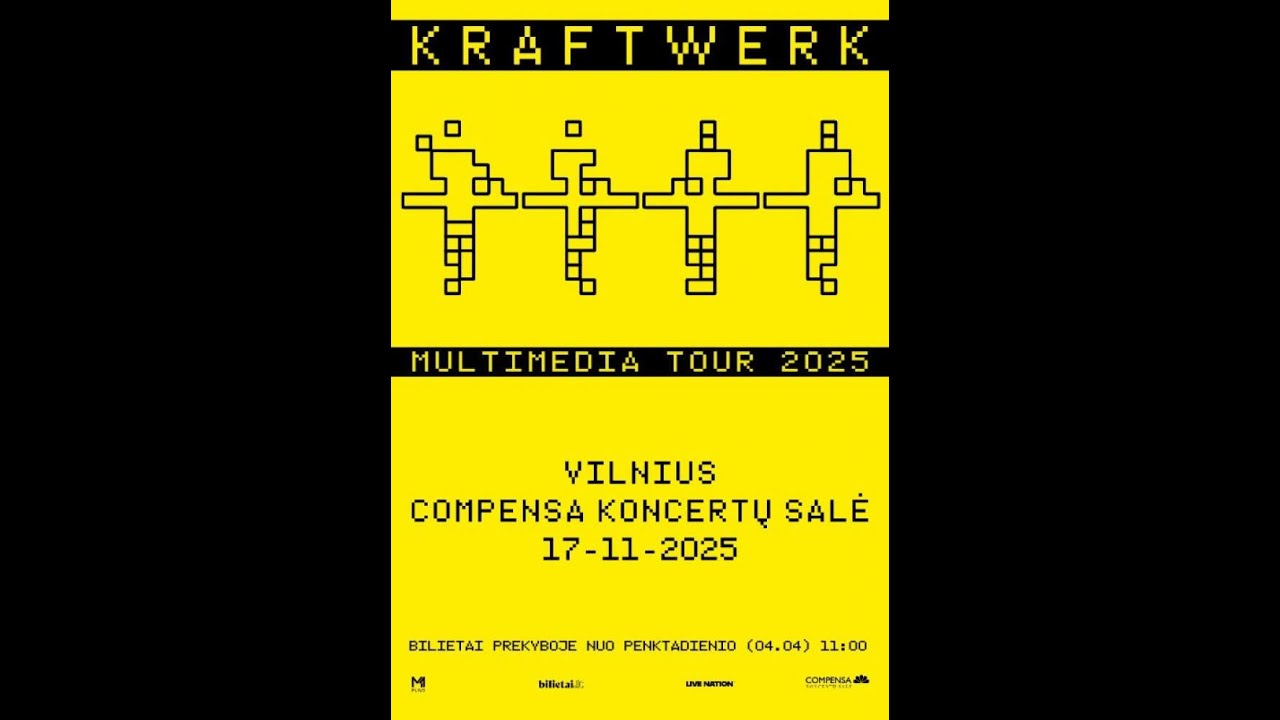 Kraftwerk - Live @ Compensa Concert Hall, Vilnius, Lithuania, 2025-11-17