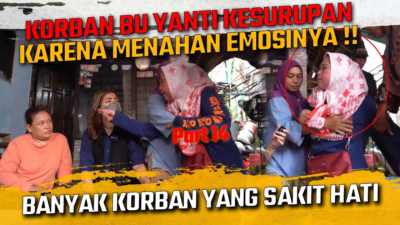 KORBAN BU YANTI KESURUPAN AKIBAT MENAHAN EMOSI !!