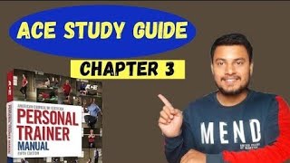 ACE Personal Training Exam Preparation Study Material Guide - Chapter 3