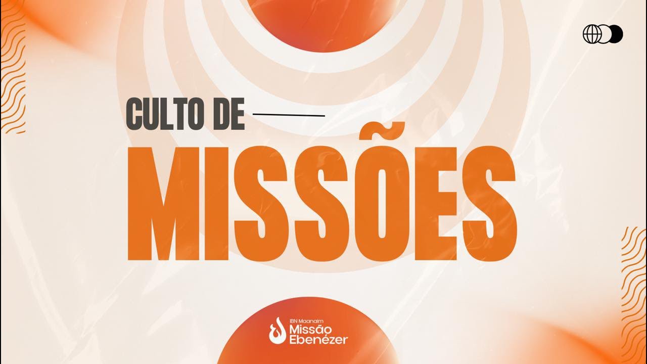 CULTO DE MISSÕES - PR. ZACARIAS JÚNIOR
