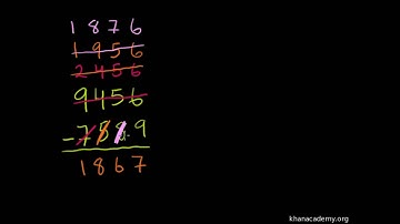 Alternative mental subtraction method