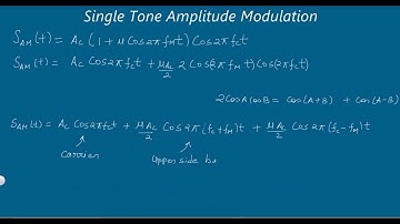 Analog Communication lecture 3 Single Tone Amplitude Modulation #kamaldheeriya