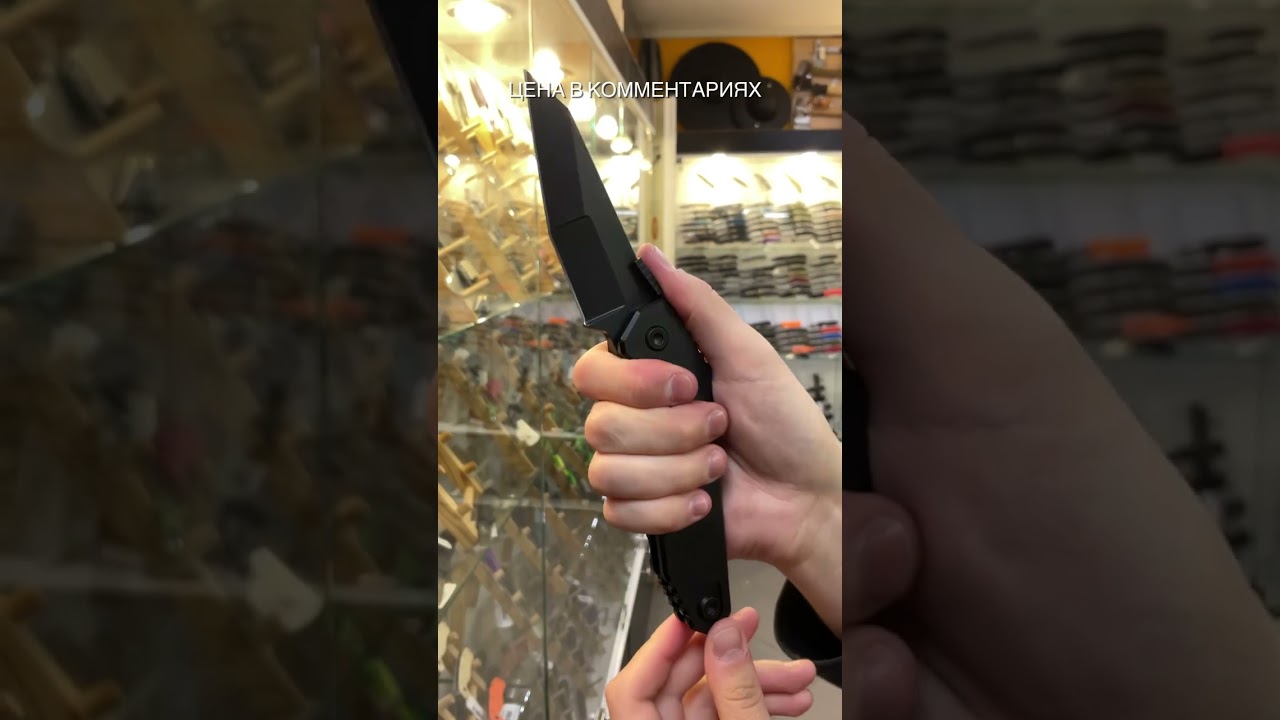 Складной нож Quartermaster Mr.Strickland blackwash сталь CPM-154, рукоять Black Ti