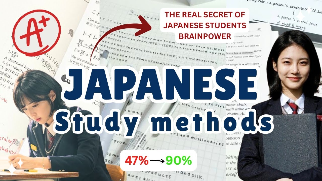 Japanese study methods that can help you get straight A+ | How JAPANESE students study 📚🦋