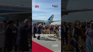 Trump Teruja Dengan Sambutan Penuh Warna-Warni Malaysia