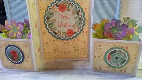 Double Pop Up Box Bridge Card