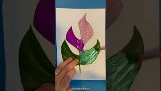 Easy Leaf Printing for Kids