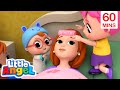 Help mom feel better sick song  little angel  moonbug kids  fun stories and colors