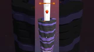 Helix Jump Crazy Longest Falls Mobile Game Play 2022 #ShortVideos screenshot 1
