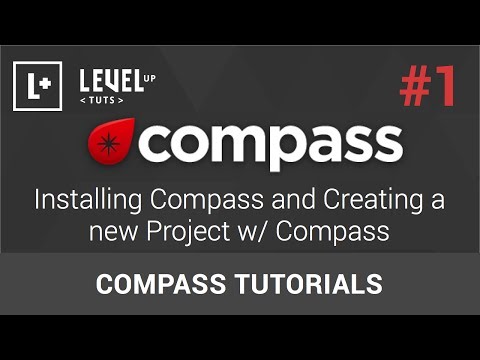 Compass Tutorials #1 - Installing Compass and Creating a new Project w/ Compass