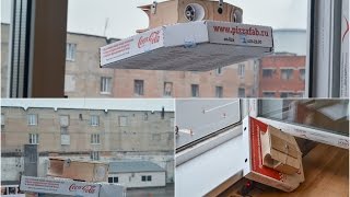 Беспилотная доставка пиццы по воздуху