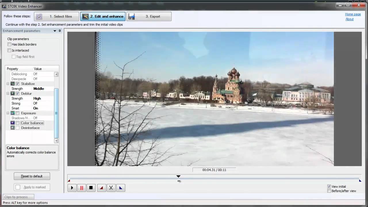 Stabilize iPhone video with STOIK Video Enhancer