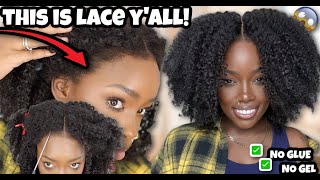 Giving 'MY HAIR' Energy! 😱 KINKY EDGES Hairline, FLAWLESS Install! NO GLUE! NO GEL! | MARY K. BELLA