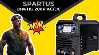 Spawarka Spartus EasyTIG 200P AC/DC - spawanie punktowe, balans AC, puls, TIG AC/DC, MMA