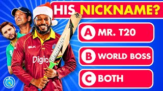 Guess The NICKNAMES of Famous Cricket Players | Cricket Quiz screenshot 4