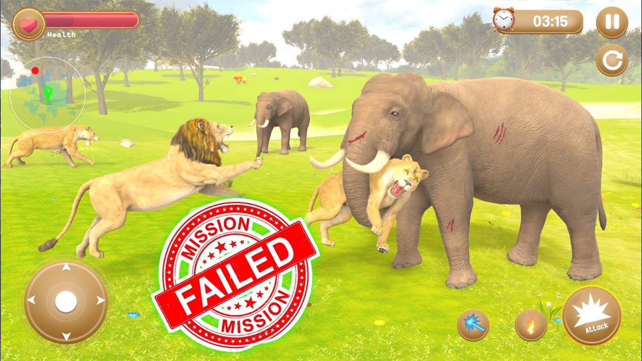 The lion King animal simulator in jungle level 13 is fail