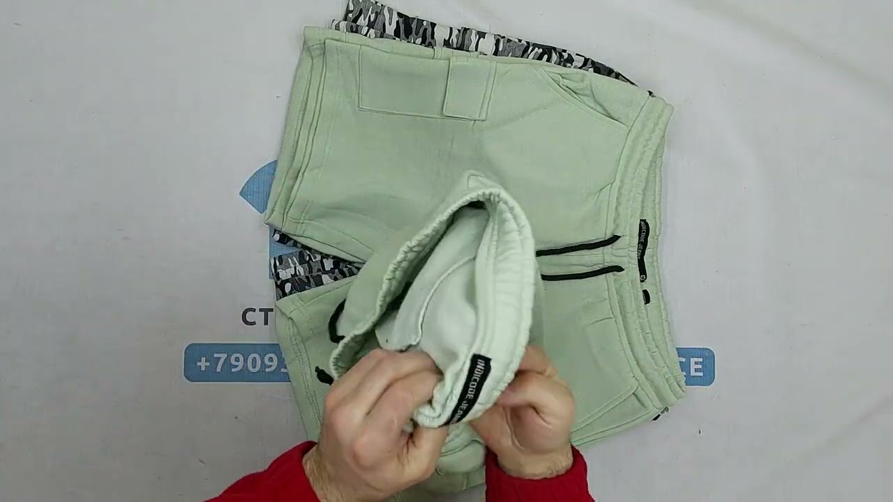 41111 Шорты мужские сток indicode 2 сорт (возможны исправимые дефекты), 1пак, оптом