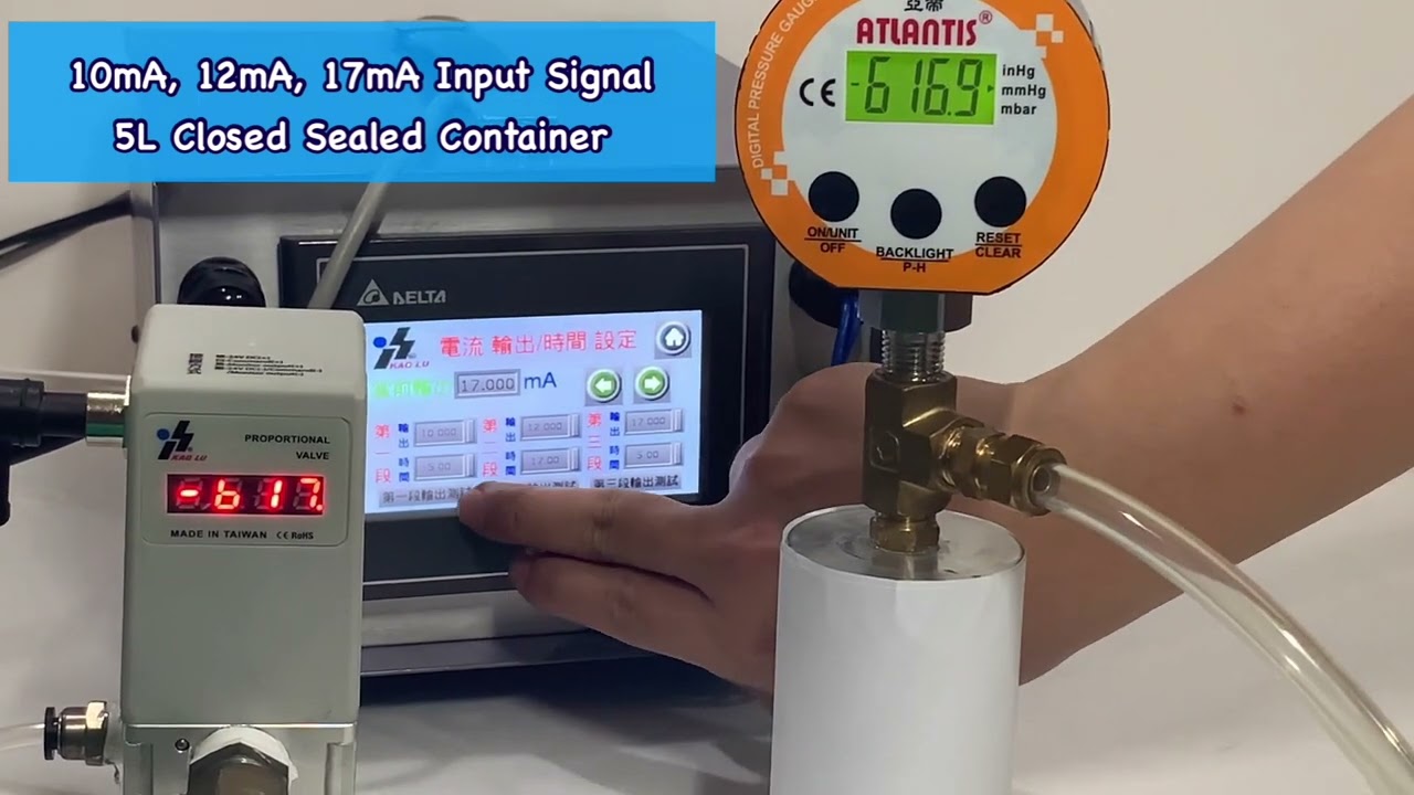 KaoLu QKL-B3V Electronic Vacuum Regulator, Vacuum Pressure Controller 0 - 101kPa