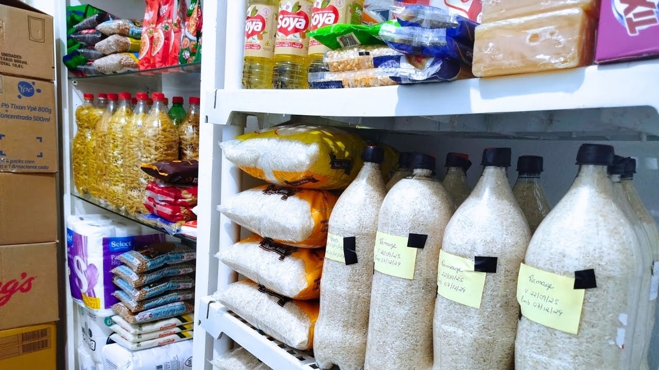 COMPREI na SHOPEE/ SONHOS e VONTADES que um ESTOQUE de ALIMENTOS pode REALIZAR #estoquedealimentos 