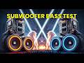 JBL Heavy Punch Bass Test 🔊 Massive Subwoofer Bass Boosted | Extreme Speaker Test Audio