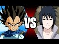 VEGETA VS SASUKE | BATALHA MORTAL | Ei Nerd